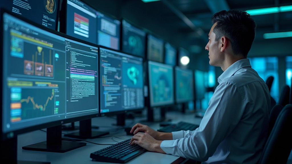 Диспетчерский центр управления энергосистемой с мониторингом в реальном времени